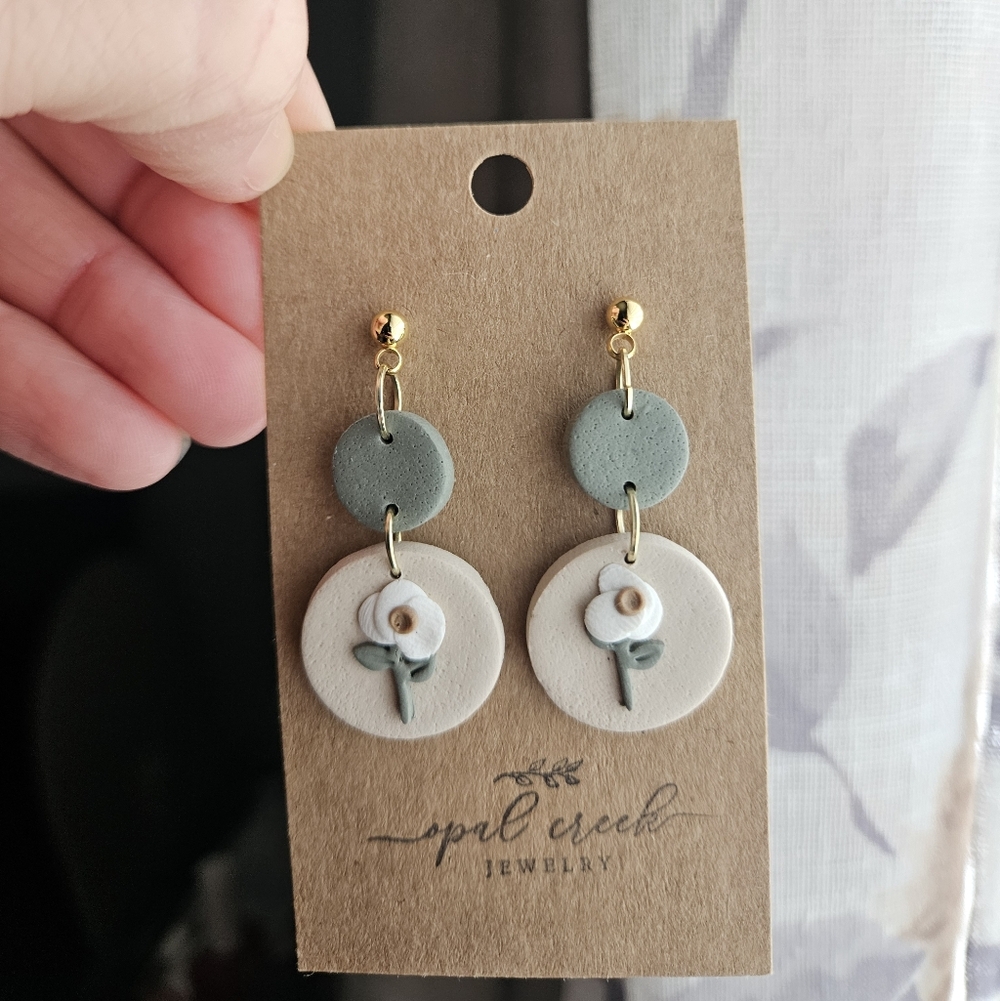 3/$20 Handmade Polymer Clay Earrings